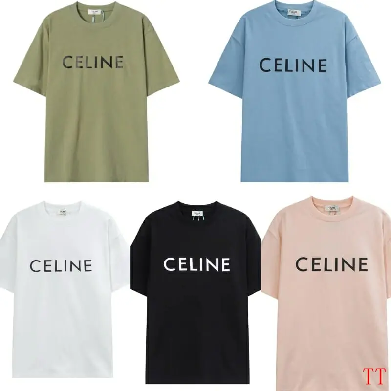 celine t-shirt manches courtes pour unisexe s_126427a2